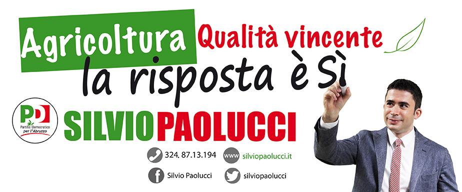 Agricoltura qualità vincente + abruzzo + silvio paolucci